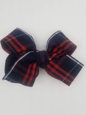 Large Jo Jo Hair bow Plaid 36